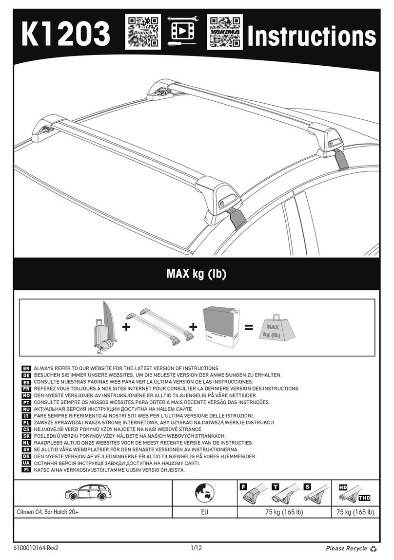 Yakima K1203 User manual