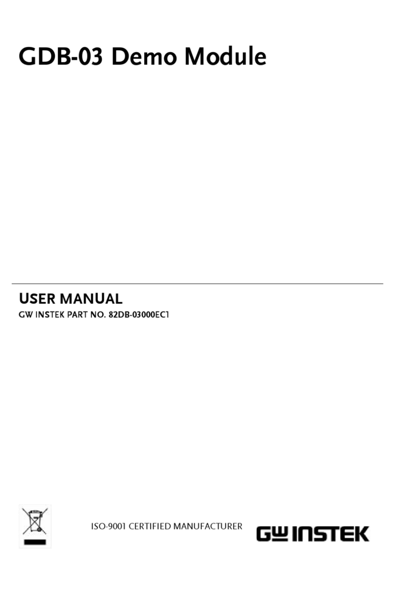 GW Instek GDB-03 user manual