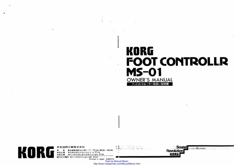 Korg MS- owner's manual