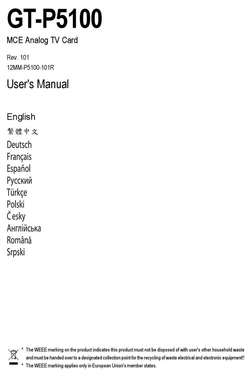 Gigabyte GT-P5100 user manual