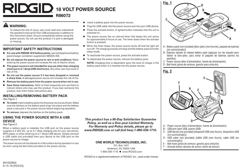 RIDGID R86072 manual