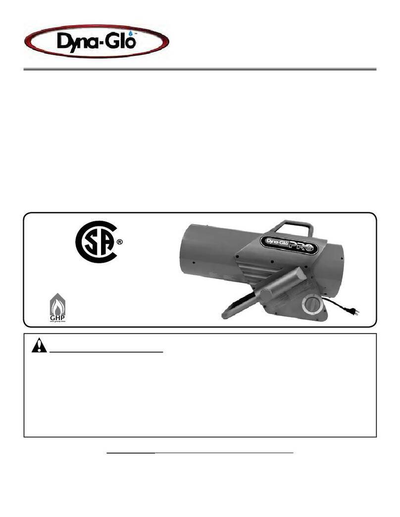 GHP Group Dyna-Glo RMC-FA40 User manual