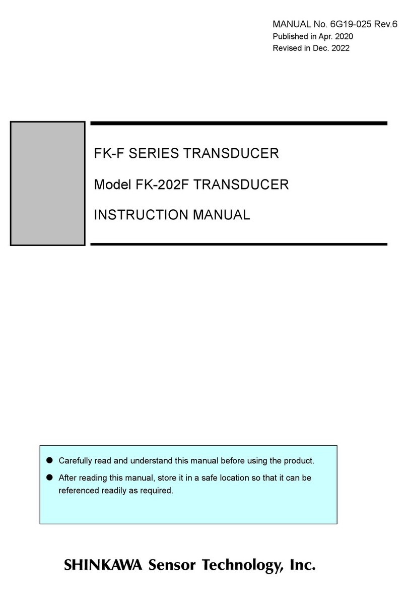 Shinkawa FK F Series User manual