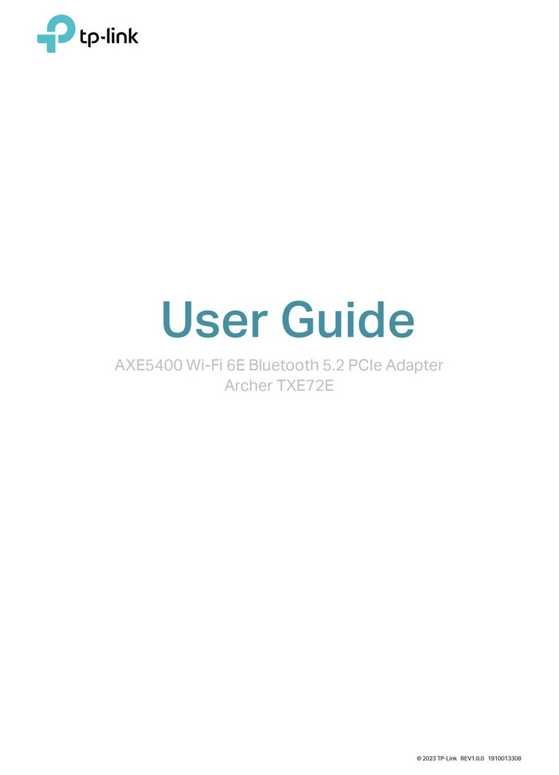 TP-Link Archer TXE72E user guide