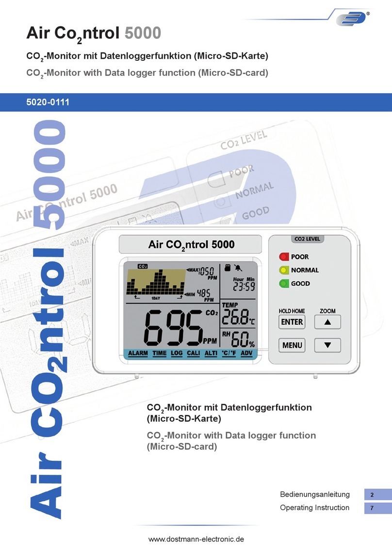 Dostmann Air CO2ntrol 5000 Operating	 instruction
