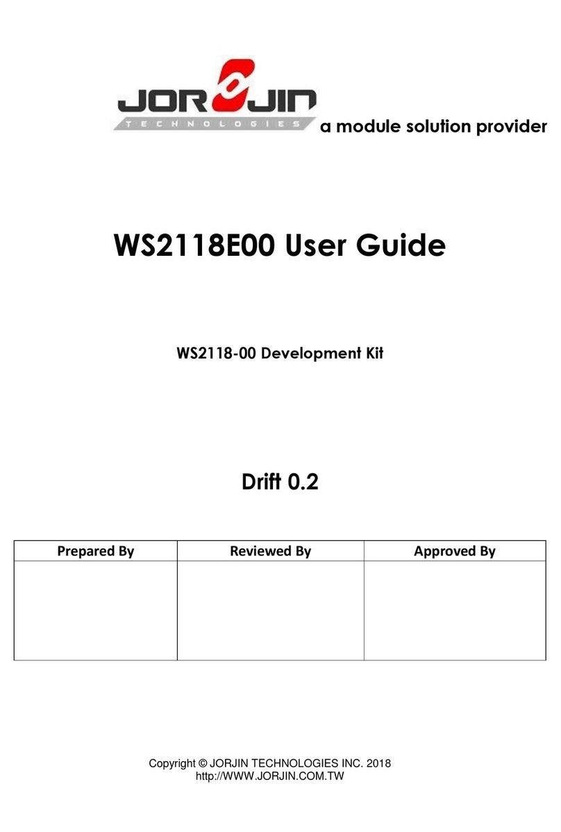 Jorjin WS2118E00 user guide