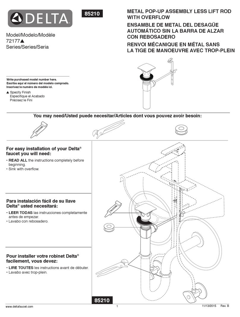Delta 72177 User manual