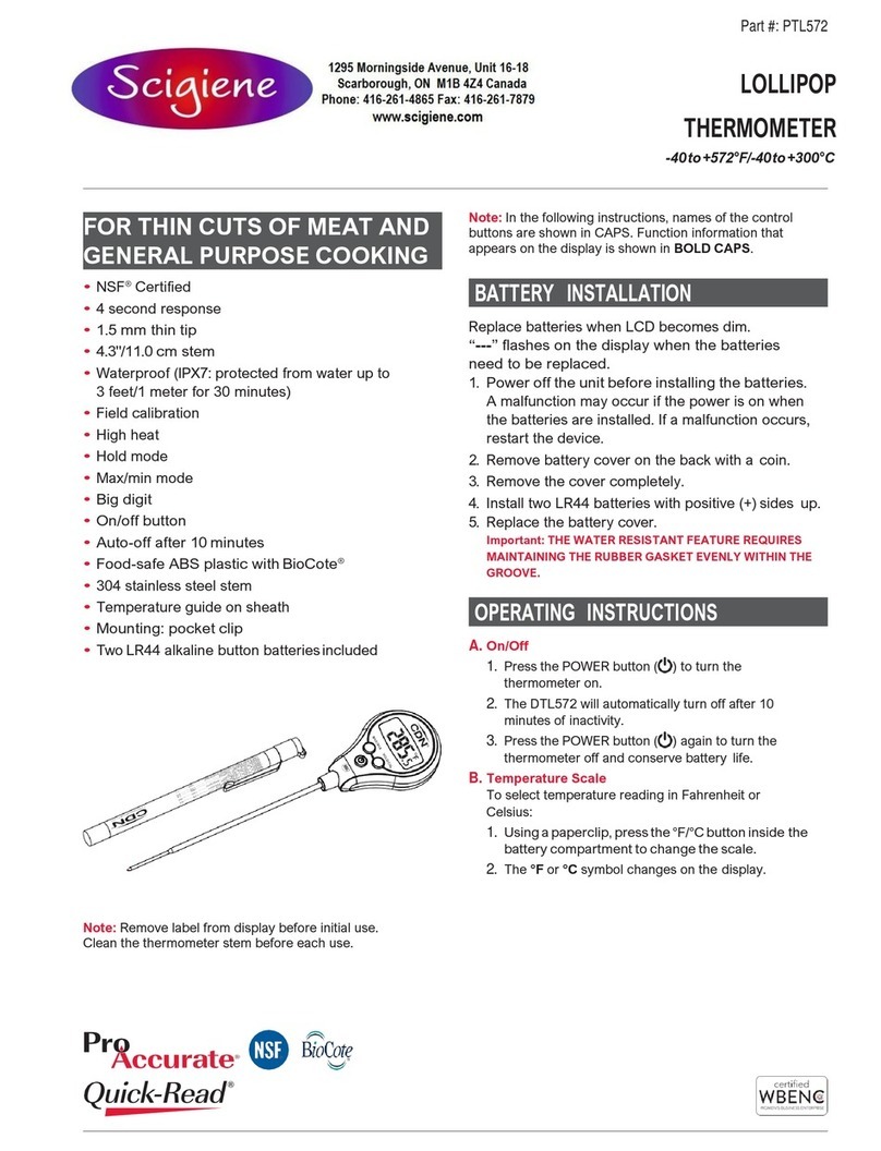 scigiene PTL572 User manual