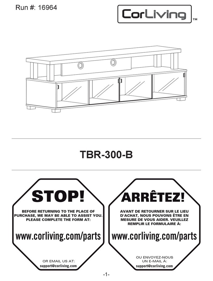 CorLiving TBR-300-B User manual