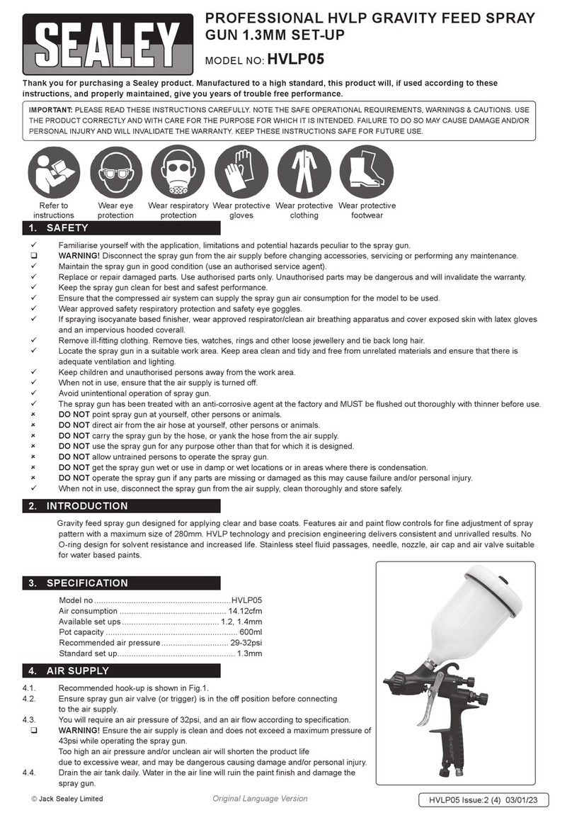 Sealey HVLP05 User manual