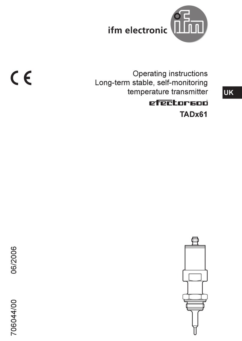 IFM efector600 TAD 61 Series operating instructions