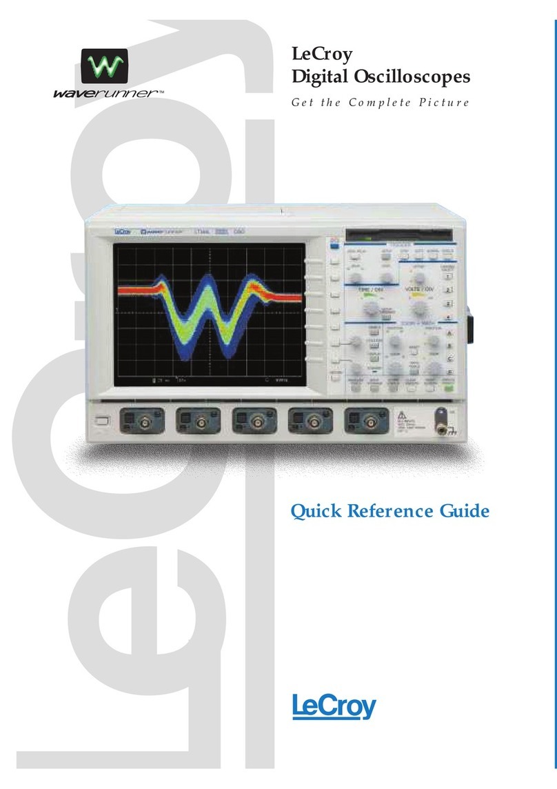 LeCroy WaveRunner LT224 User manual