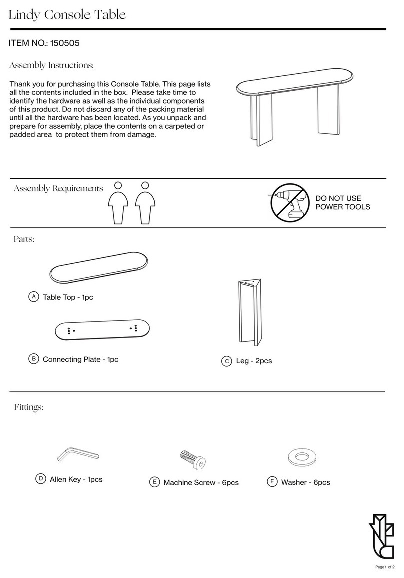 Lindy 150505 Assembly instructions