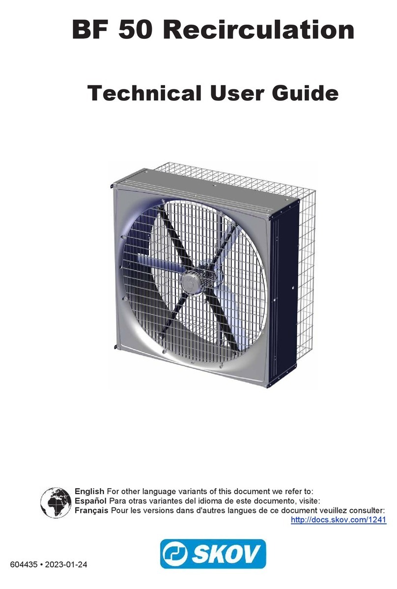 Skov BF 50 Technical user guide