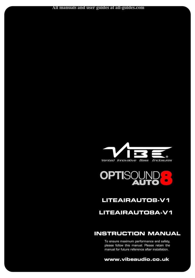 Vibe Optisound Auto 8 instruction manual