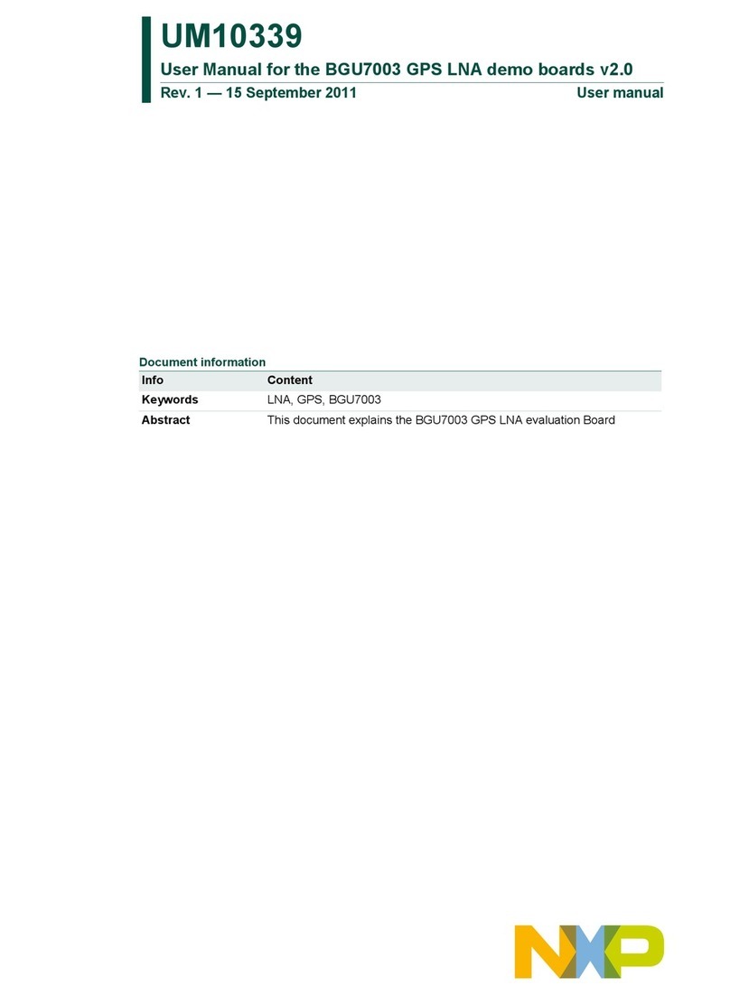 NXP Semiconductors BGU7003 user manual