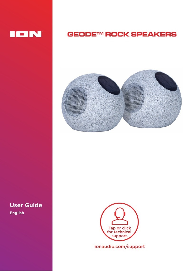ION GEODE ROCK SPEAKERS User manual ION GEODE ROCK SPEAKERS User manual