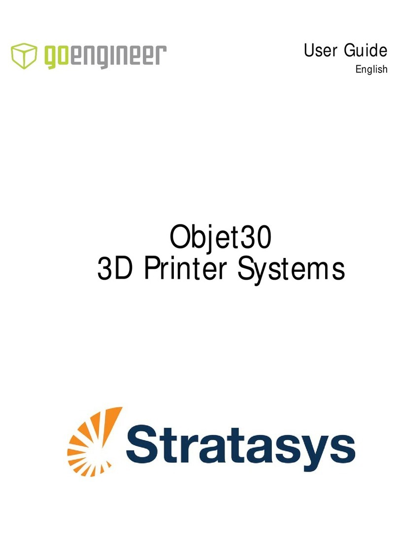 Stratasys Objet30 User manual