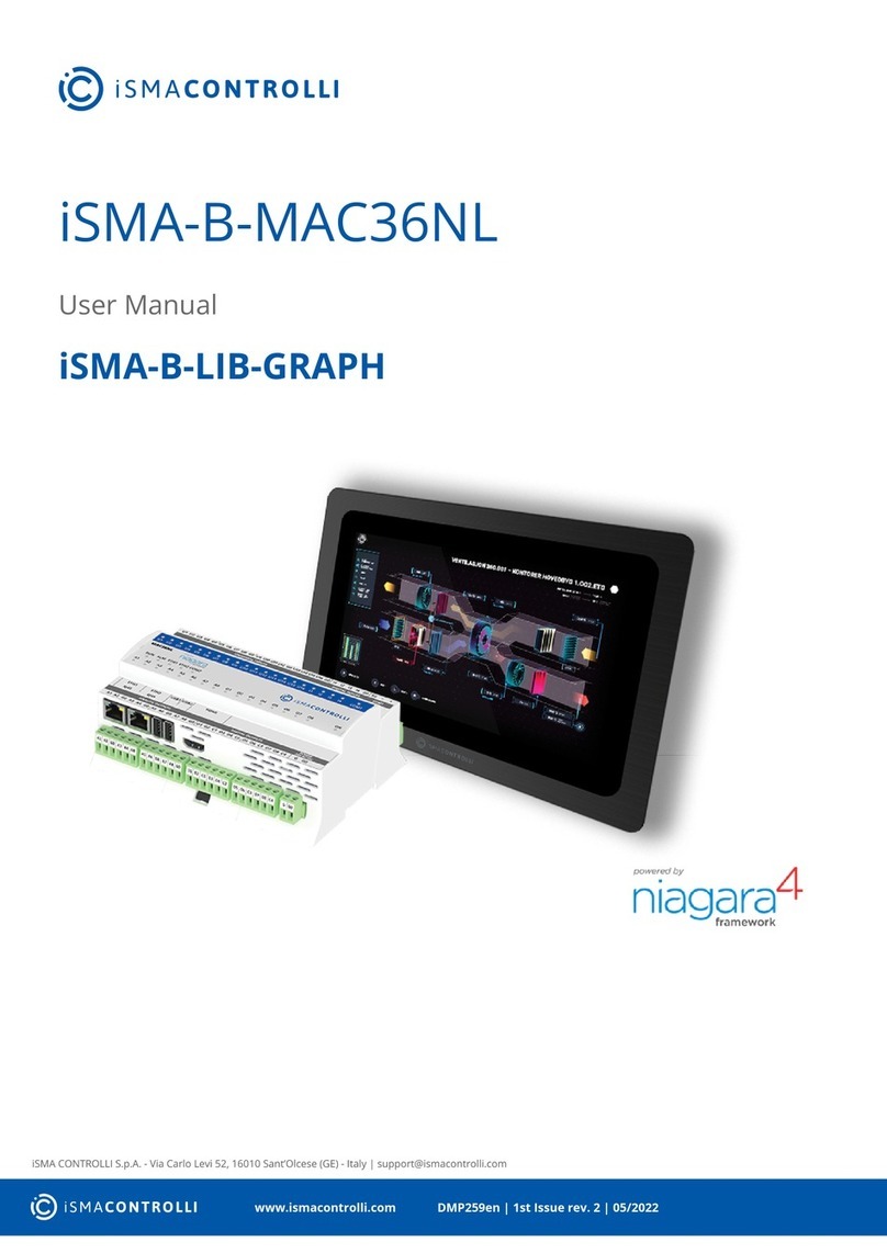 iSMA CONTROLLI iSMA-B-MAC36NL user manual