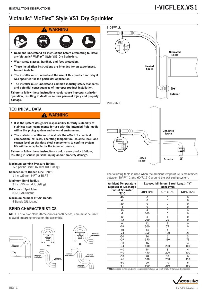 Victaulic VicFlex VS1 User manual