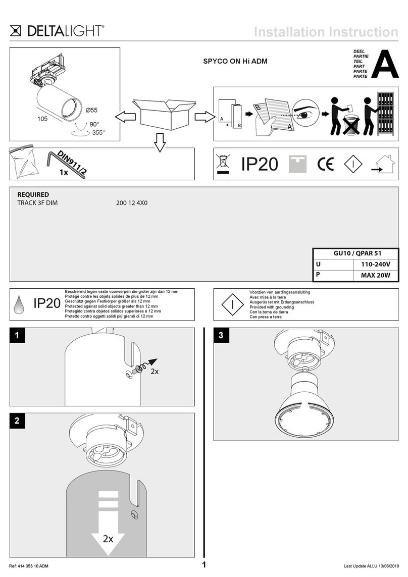 Delta Light SPYCO ON Hi ADM User manual