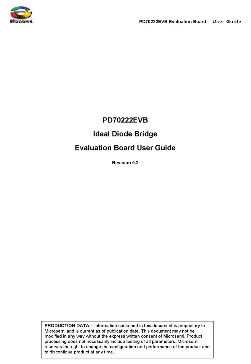 Microsemi PD70222EVB User manual