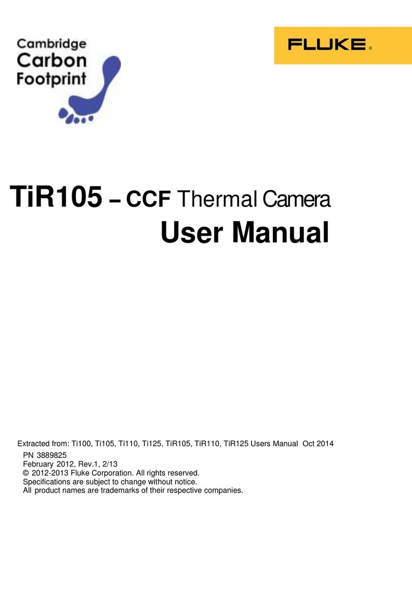 Fluke TiR105 User manual