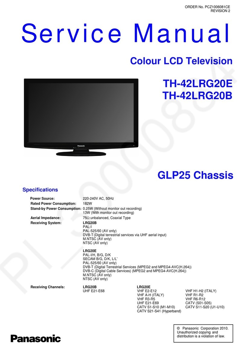 Panasonic Viera TH-42LRG20E User manual