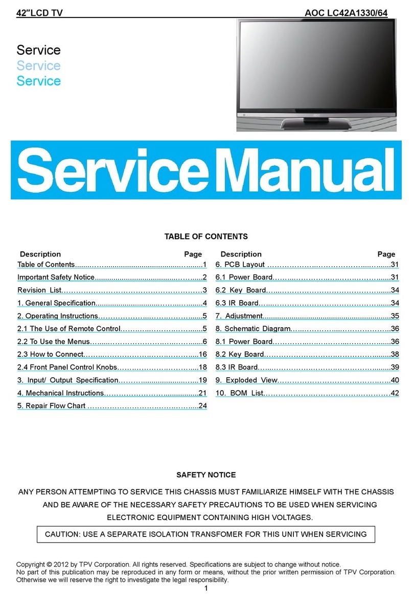 AOC LC42A1330/64 User manual