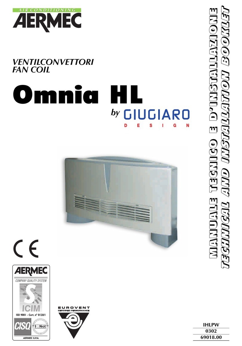 AERMEC GIUGIARO Omnia HL Installation and operation manual