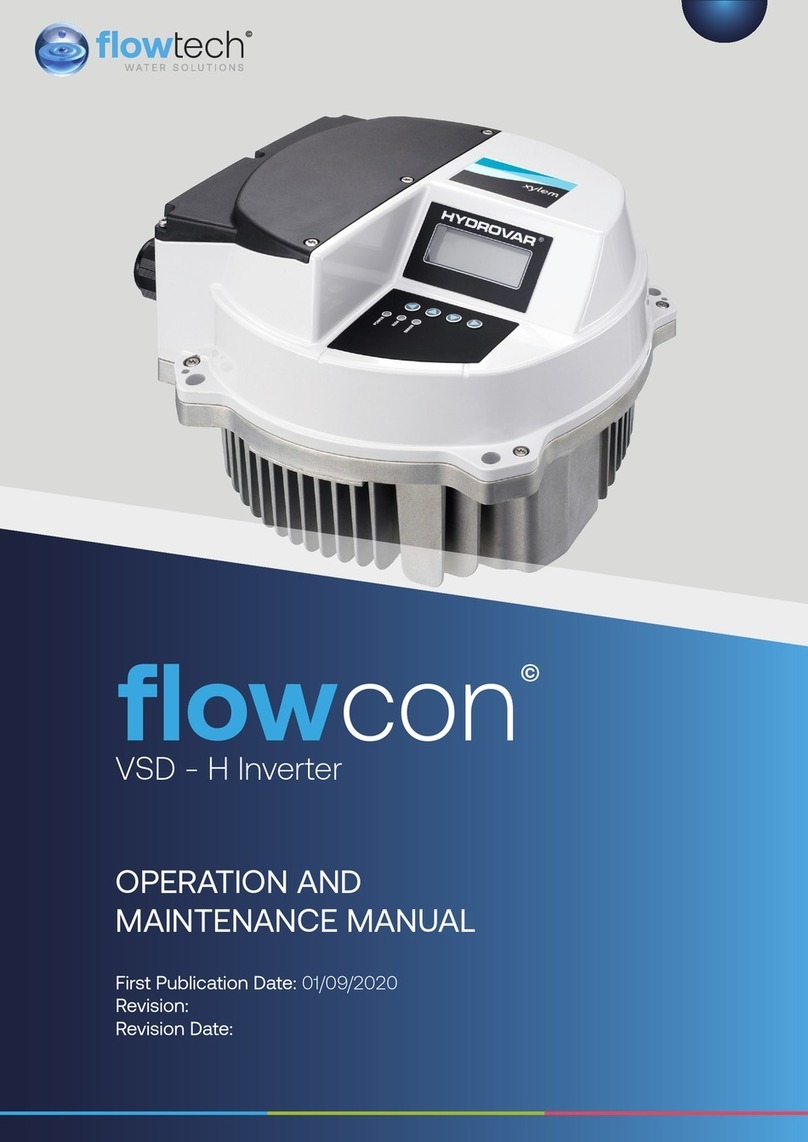 FLOWTECH flowcon VSD H Operation and maintenance manual