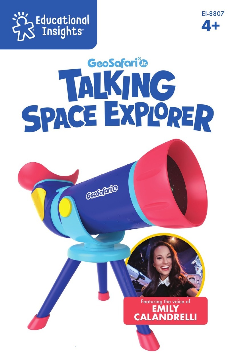 Educational Insights GeoSafari Jr. Talking Space Explorer User manual