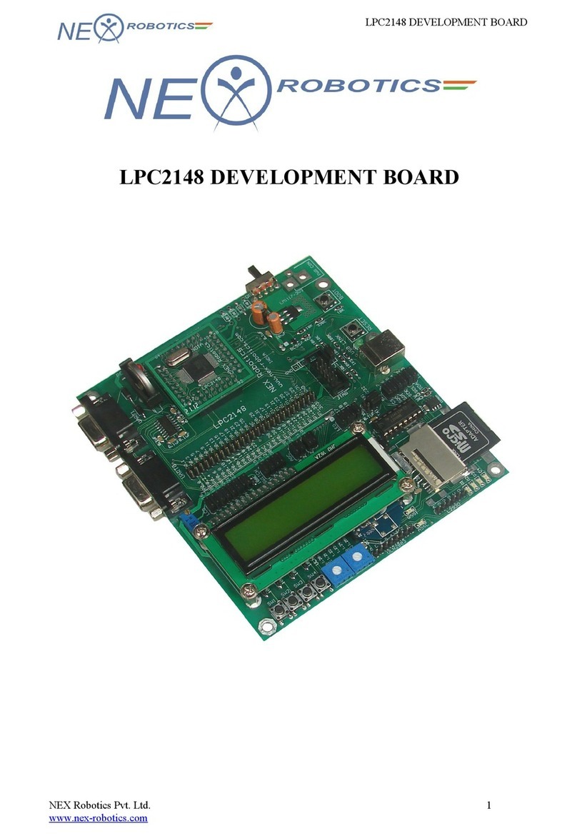 NEX ROBOTICS LPC2148 Pro manual