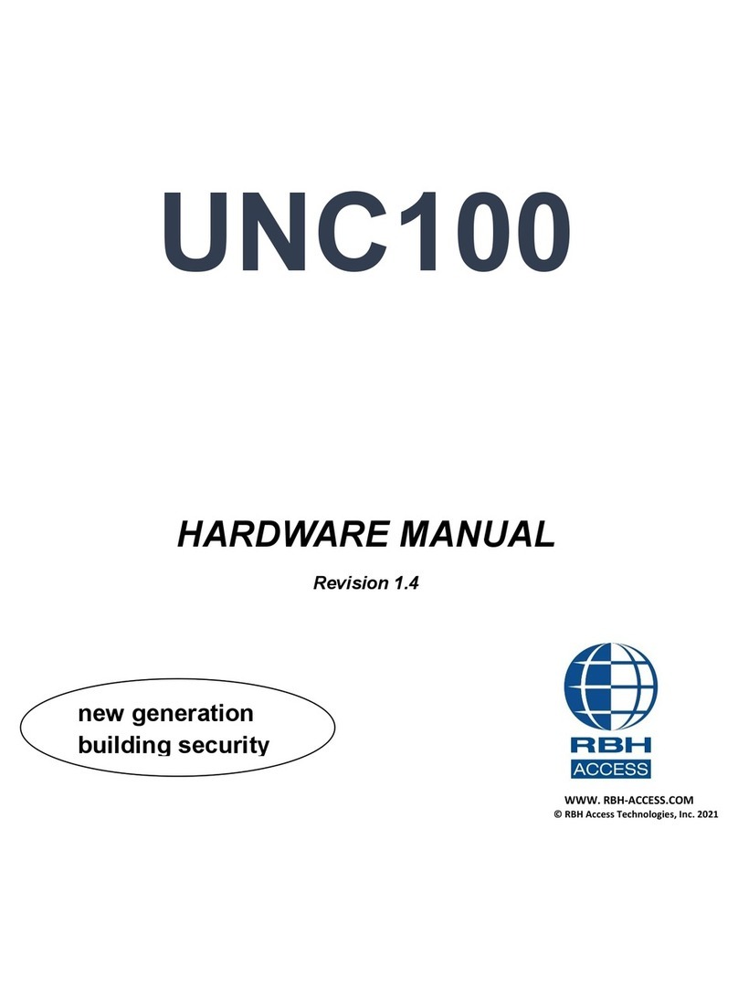 RBH Access Technologies UNC100 Hardware manual