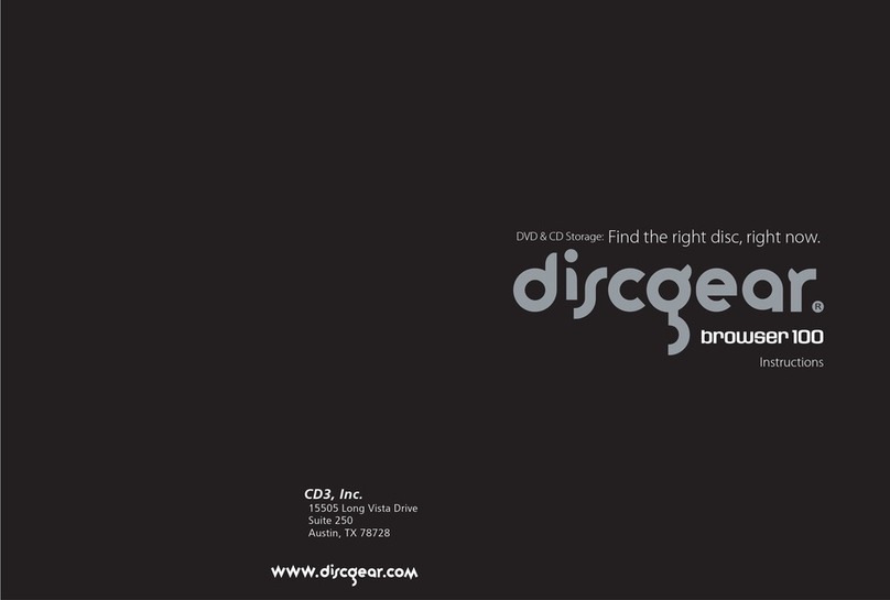 CD3 discgear browser 100 instructions