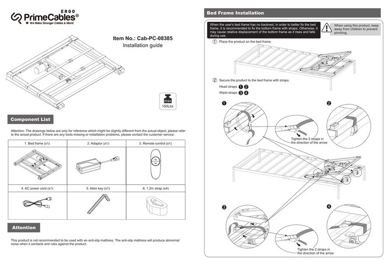 PrimeCables ERGO Cab-PC-08385 installation guide PrimeCables ERGO Cab-PC-08385 installation guide