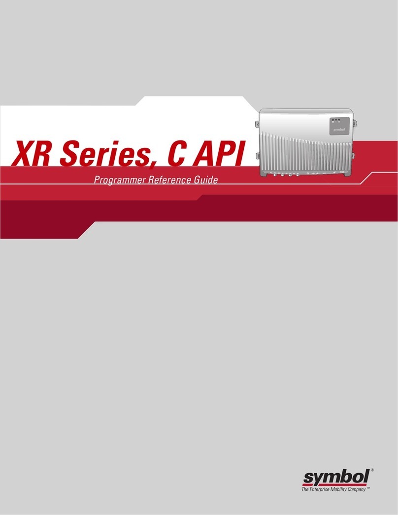 Symbol XR Series Programmer's reference guide
