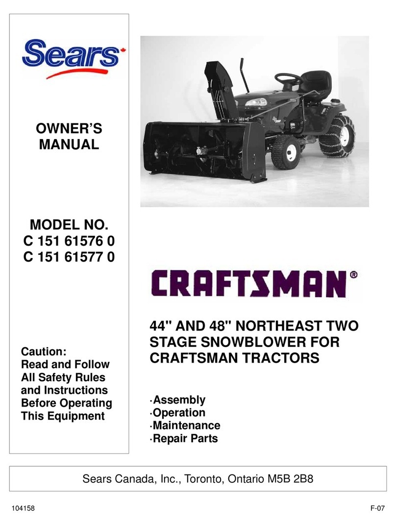 Sears CRAFTSMAN C 151 61576 0 owner's manual