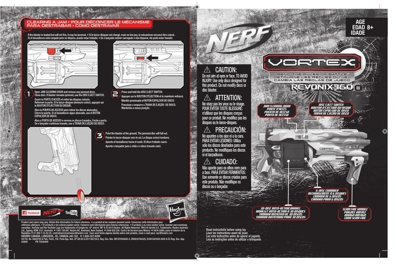 Hasbro Nerf VORTEX REVONIX360 User manual