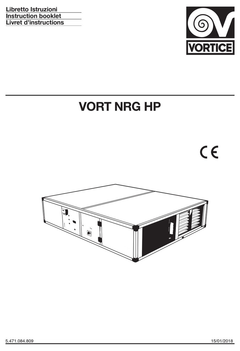 Vortice VORT NRG HP Instruction booklet