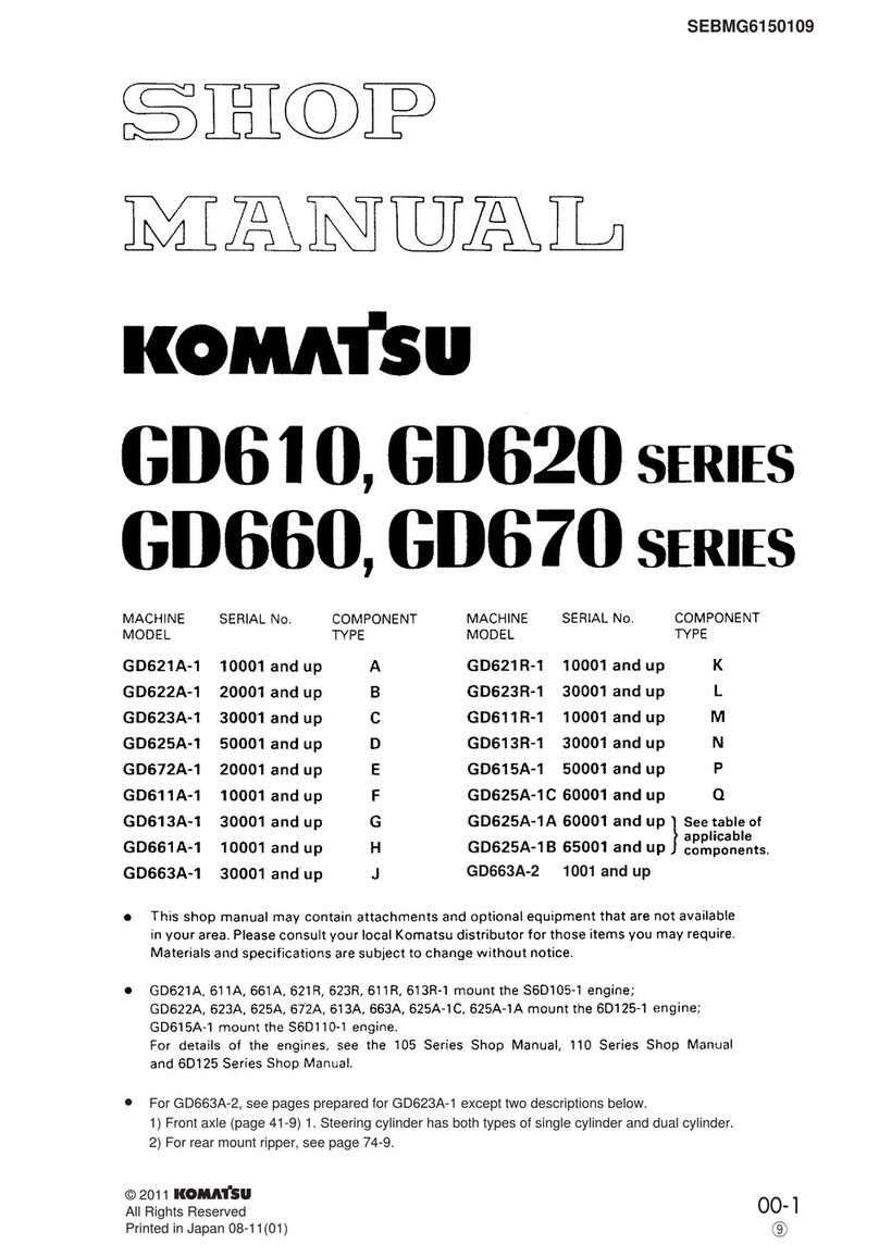 Komatsu GD610 Series Install guide