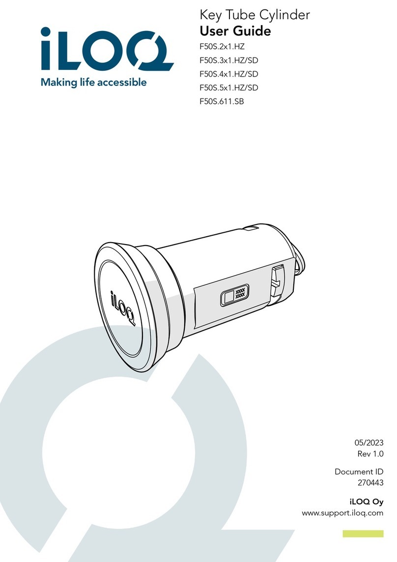 iLoq F50S.2x1.HZ User manual