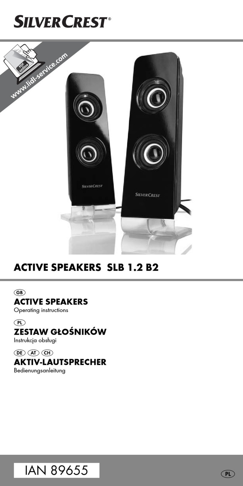 Silvercrest SLB 1.2 B2 User manual Silvercrest SLB 1.2 B2 User manual