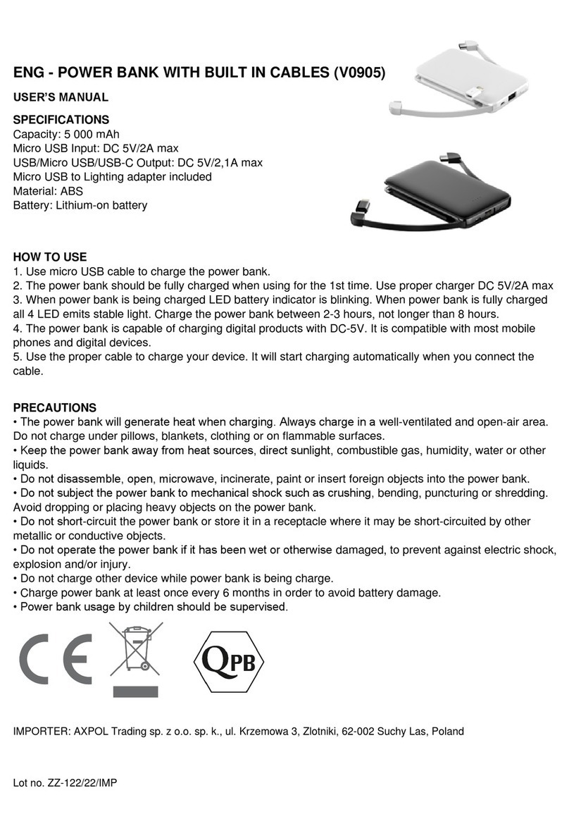 PBS V0905 user manual