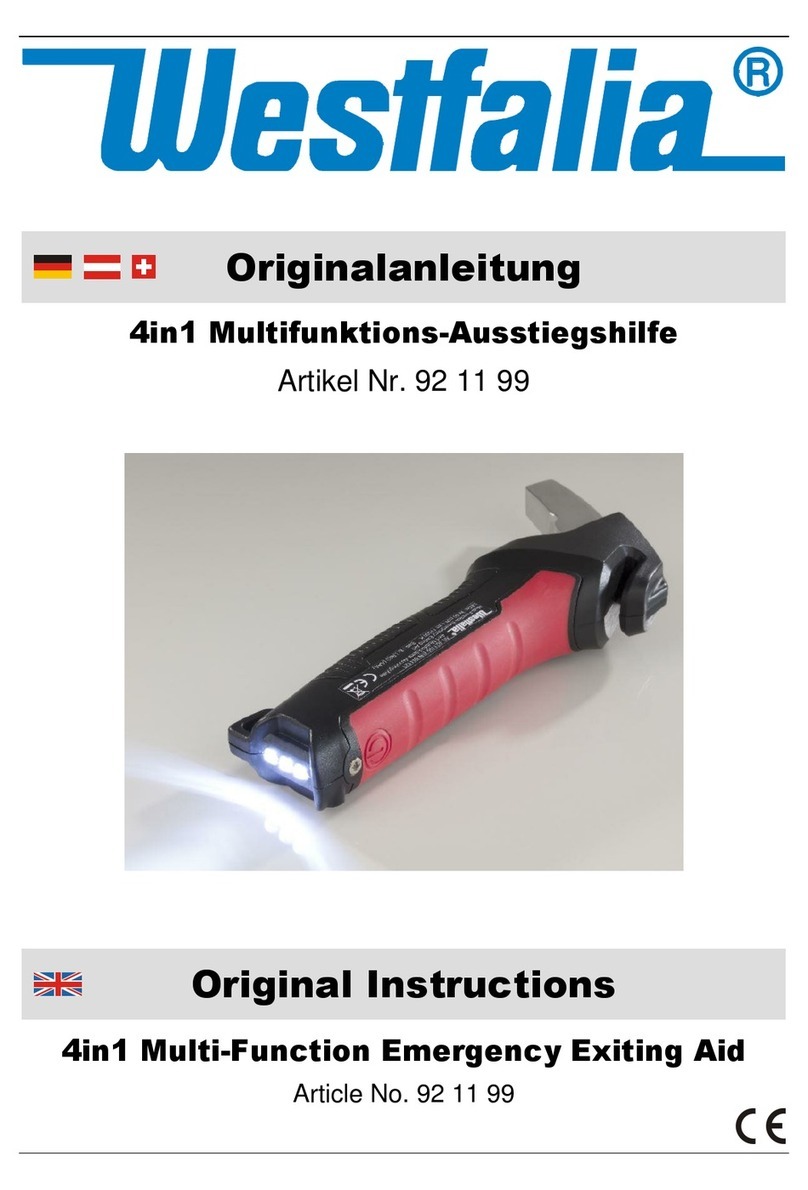 Westfalia 92 11 99 User manual