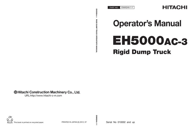 Hitachi EH 5000AC-3 Operator's manual