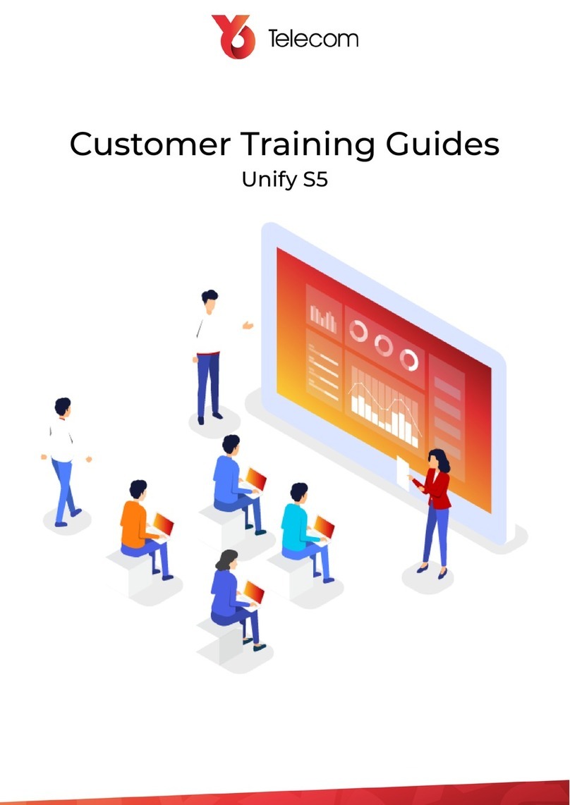 Telecom Unify S5 Customer Training  Guide