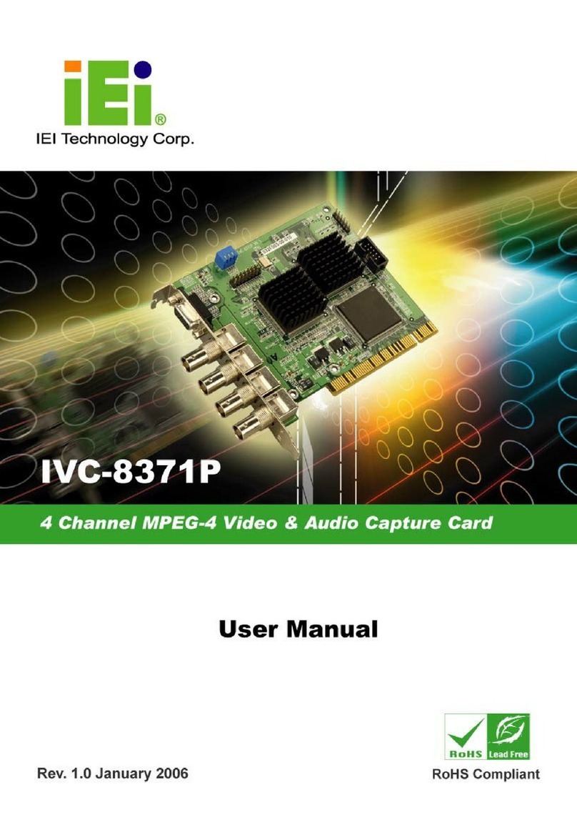 IEI Technology IVC-8371P User manual
