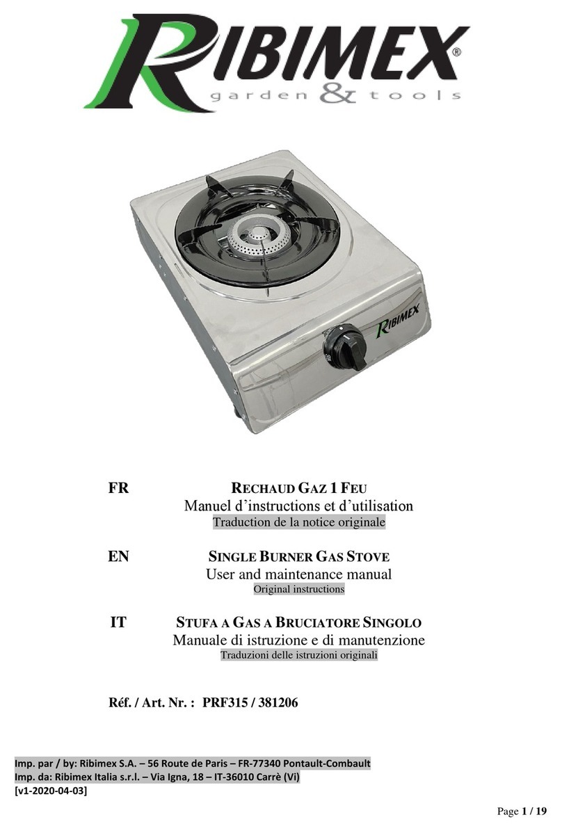 Ribimex PRF315 User and maintenance manual