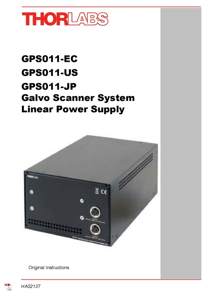 THORLABS GPS011-EC Original instructions